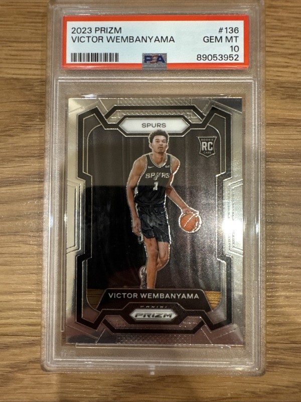 2023 Prizm Victor Wembanyama Prizm Rc PSA 10 NBA FINALS!!