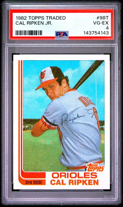 1982 Topps Traded 98T Cal Ripken Jr. PSA 4 143754143