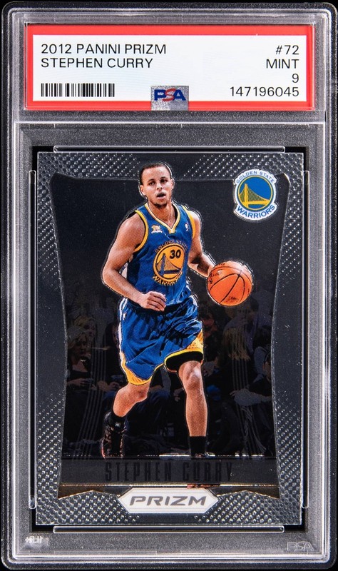 2012-13 Panini Prizm STEPHEN CURRY #72 PSA 9 MINT