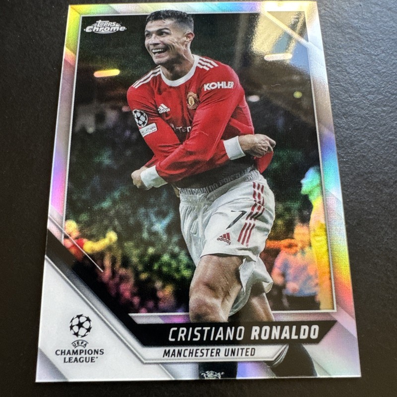 2021-22 Topps Chrome Uefa Champions League - Cristiano Ronaldo #10 Refractor