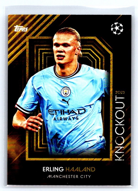 2023 ERLING HAALAND 77/99 TOPPS UEFA CHAMPIONS LEAGUE STAR PLAYER bx6c