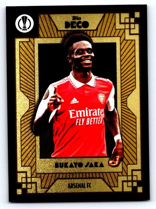 2022-23 Topps Deco UEFA Champions League & Europa League Bukayo Saka #NNO bx6e