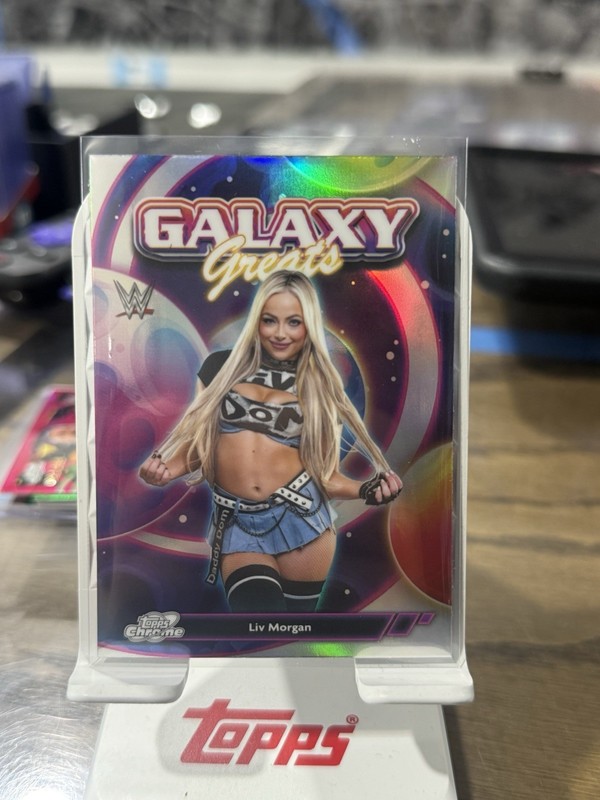 #GG-16 LIV MORGAN GALAXY GREATS REFRACTOR  - 2026 Topps WWE Cosmic Chrome