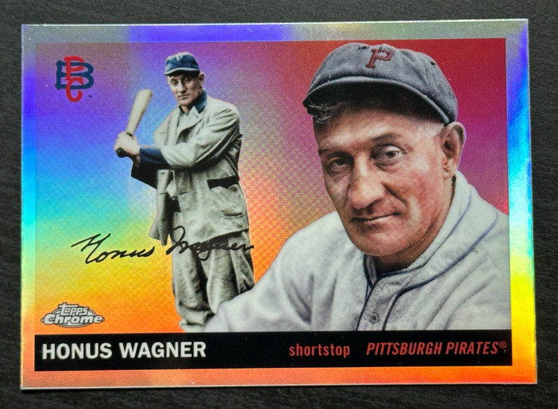 2025 Topps Chrome Platinum Honus Wagner Refractor Pittsburgh Pirates Card #439