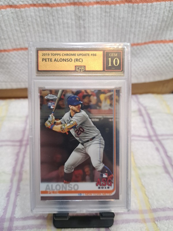 2019 Topps Chrome Update Pete Alonso Rookie  All-Star Game  #86 (RC) PSA 10 Mets