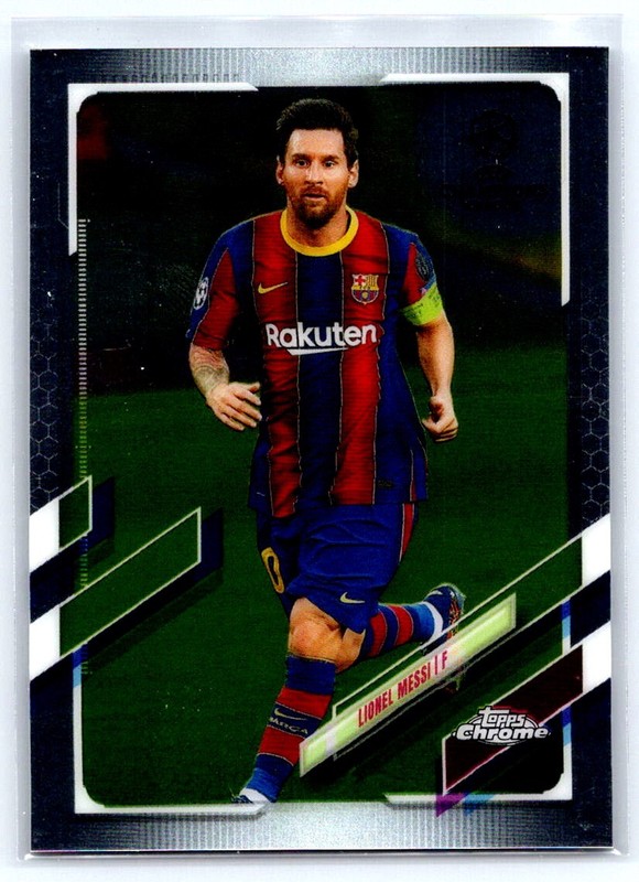 2020-21 Topps Chrome Uefa Champions League - Lionel Messi #1 bx7b