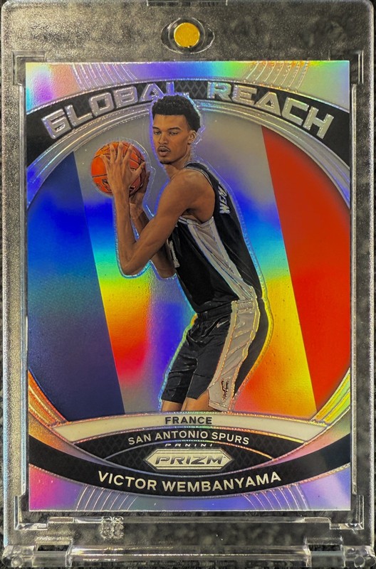 Victor Wembanyama RARE SILVER PRIZM HOLO INSERT INVESTMENT CARD PANINI SP SPURS