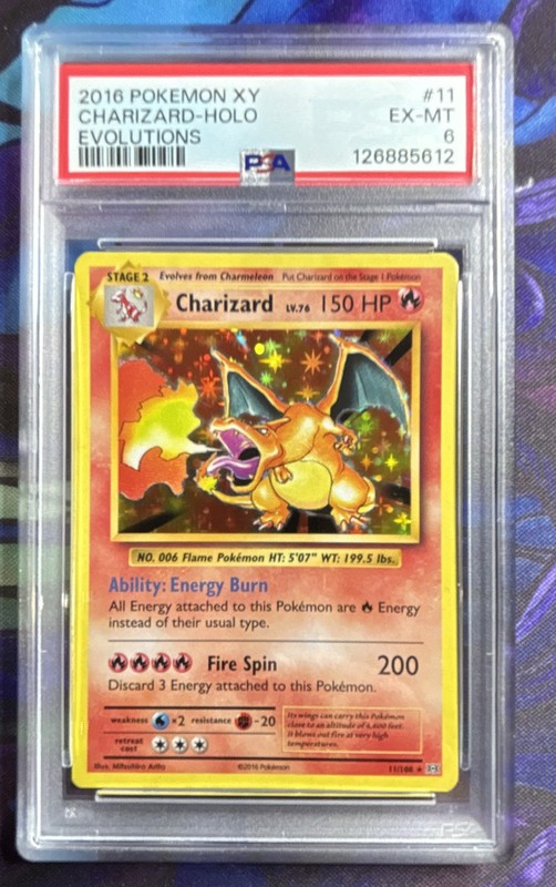 Charizard 11/108 Evolutions Holo