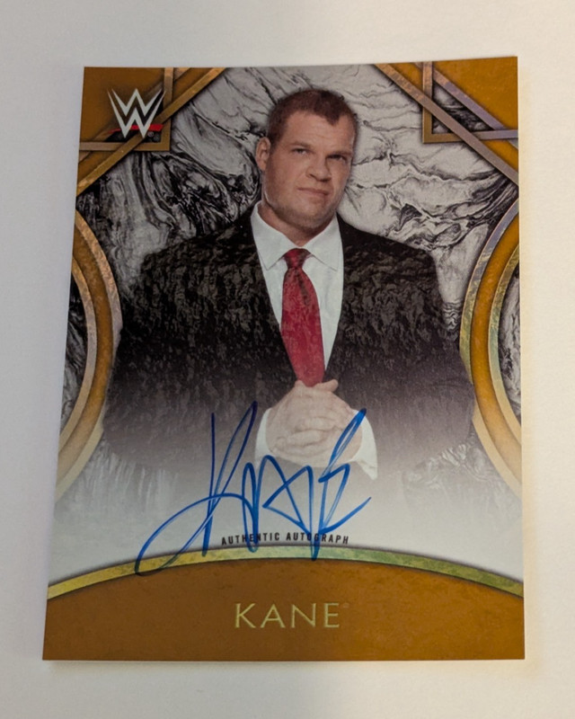 2018 Topps Legends of WWE Bronze Autographs #A-KE Kane 58/99