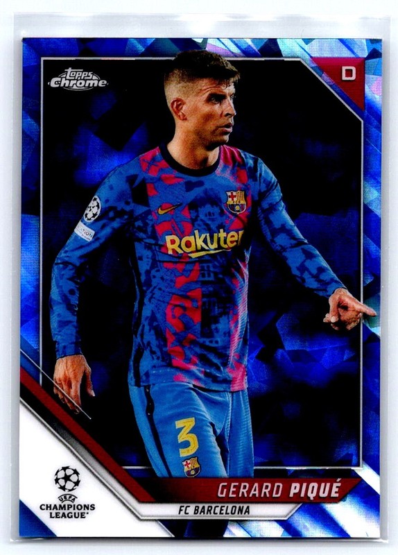 2021-22 Topps Chrome Sapphire Edition UEFA Champions League #166 Gerard Piq bx7G
