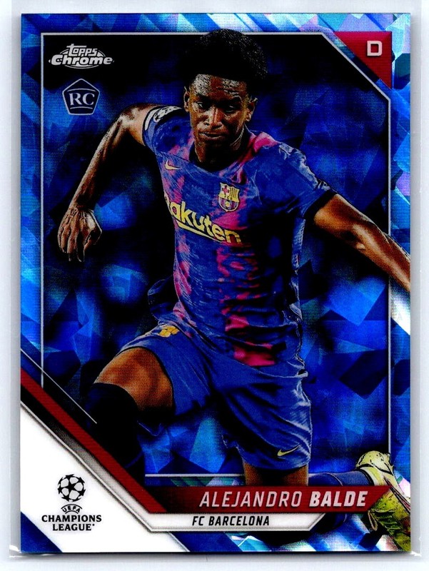 2021-22 Topps Chrome Sapphire Edition UEFA Champions #38 Alejandro Balde bx7G