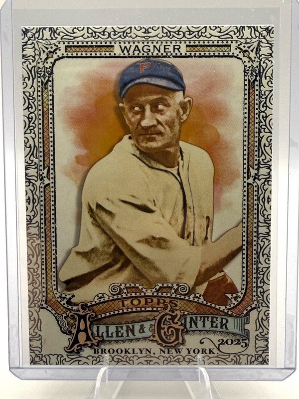 2025 Topps Allen And Ginter Honus Wagner Black Filigree #10 Pirates ⭐️