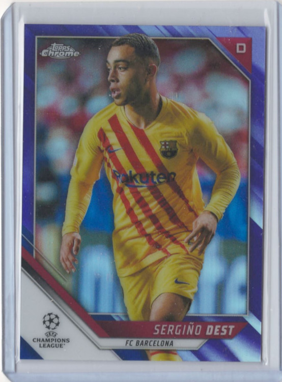 2021-22 Chrome UEFA Champions League 23/250 Sergino Dest