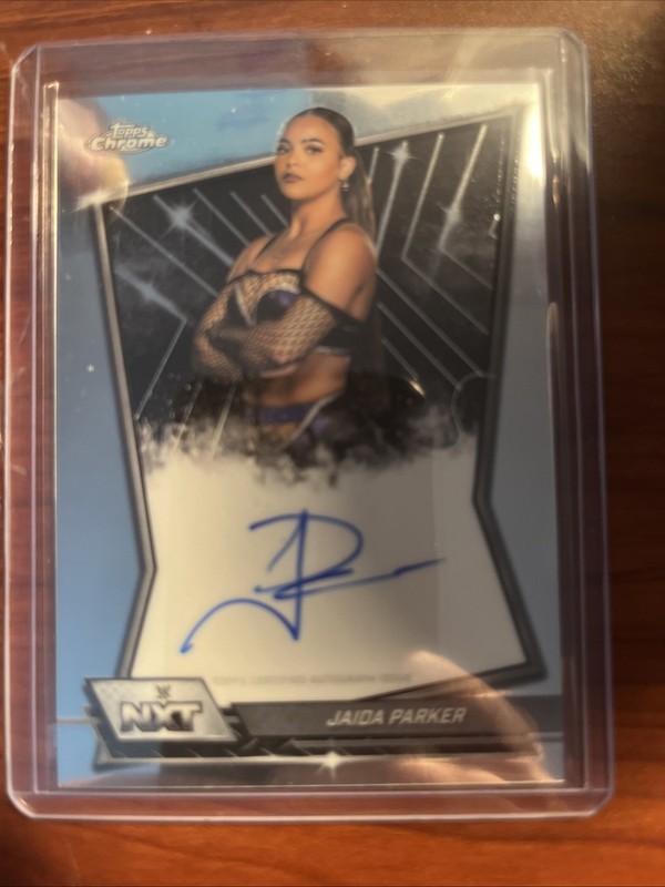 2026 Topps Chrome WWE Jaida Parker NXT On Card Auto #NXT-JAI