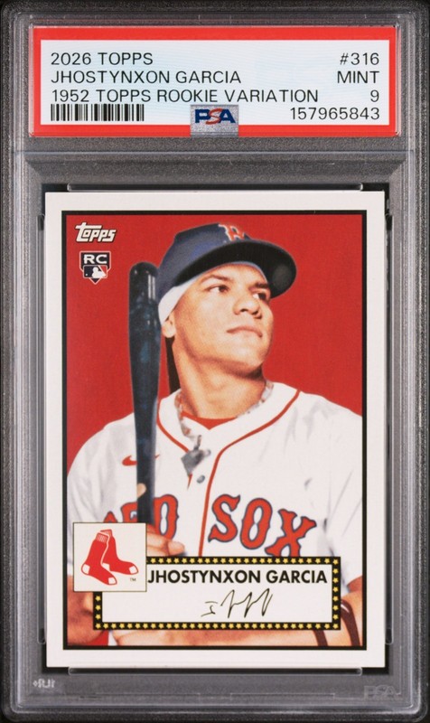 2026 Topps Series 1 - 1952 Topps Baseball Jhostynxon Garcia #316 (RC)