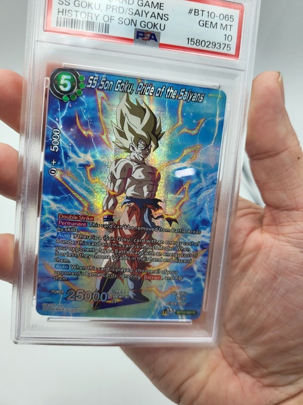 PSA 10 SS Son Goku, Pride of the Saiyans HISTORY OF GOKU Dragon Ball Super DBS view 2