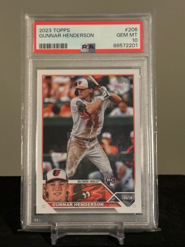 2023 Topps Gunnar Henderson #206 PSA 10 