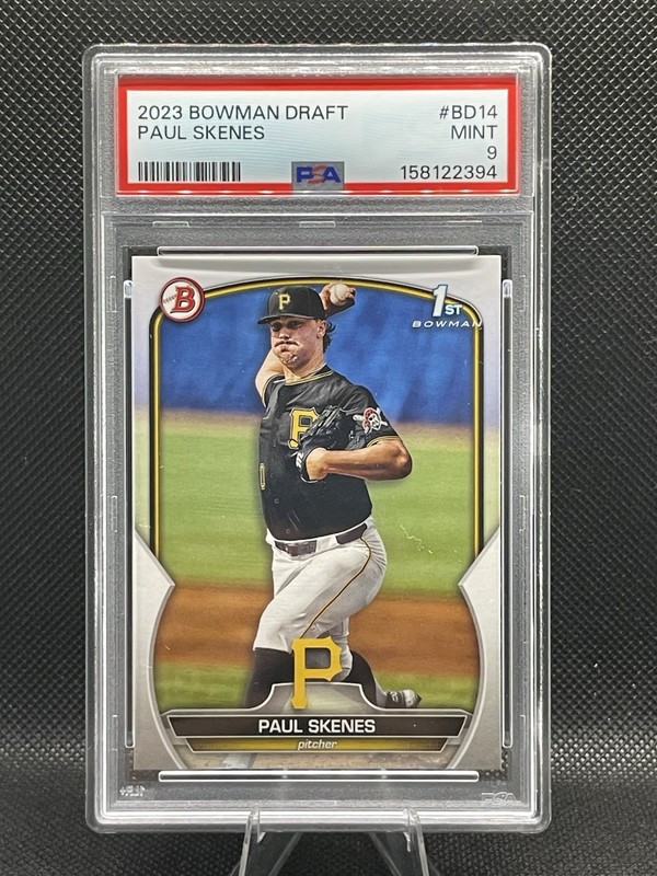 Paul Skenes 2023 Bowman Draft #BD14 PSA 9
