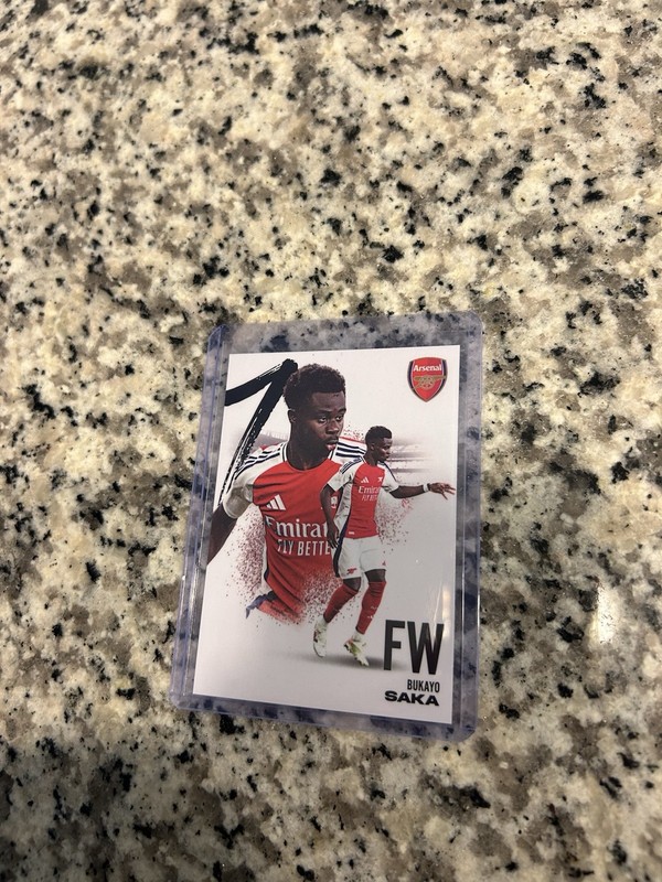 2024/25 Arsenal Futera FX Black /3 Bukayo Saka England