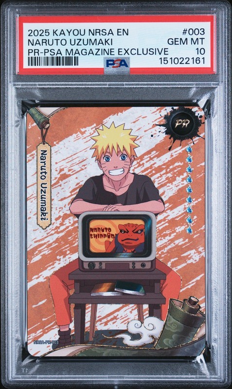 2161 Naruto Uzumaki 2025 Kayou Naruto Shippuden #003 Magazine Exclusive PSA 10