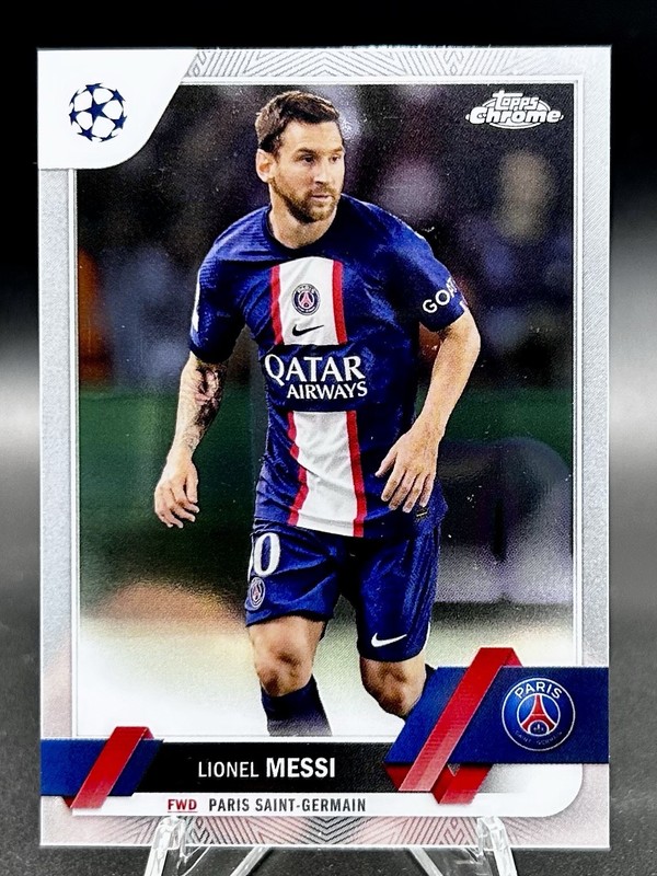 2022-23 Topps Chrome UEFA Soccer Lionel Messi #1 PSG