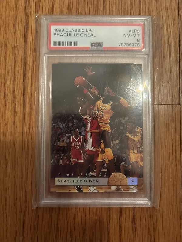 1993 CLASSIC LP's SHAQUILLE O'NEAL Rookie  #LP9 PSA 8