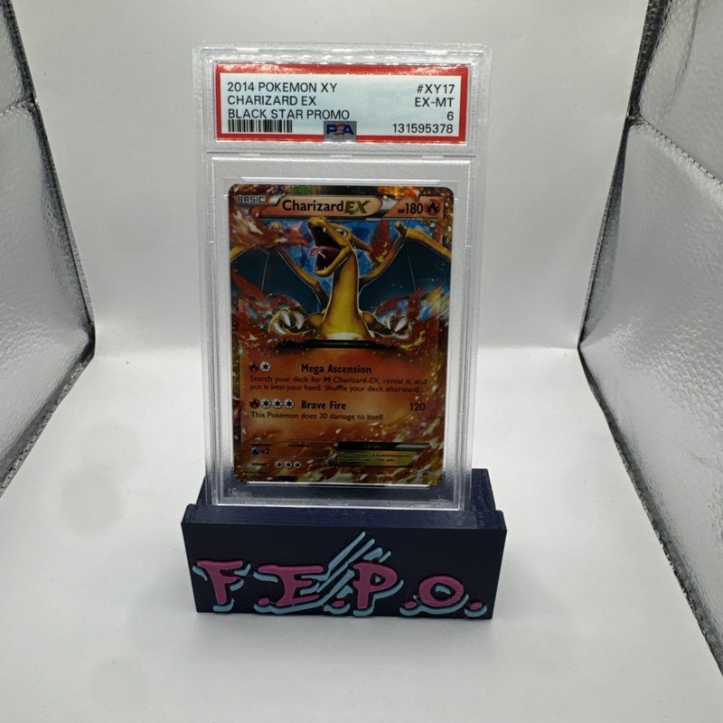 2014 Pokémon Black Star Promo XY Full Art Charizard EX PSA 6