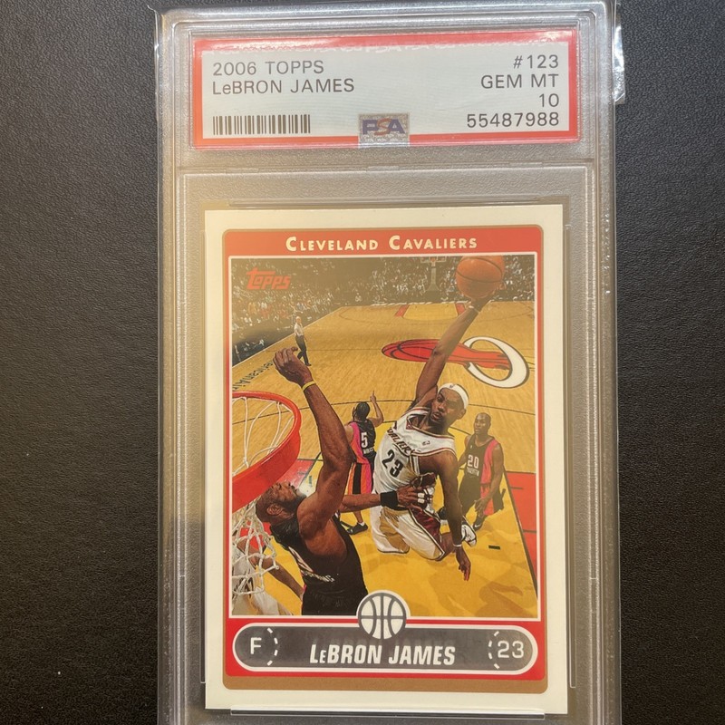 2006 Topps Lebron James #123 PSA 10