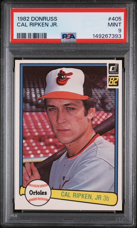 1982 Donruss 405 Cal Ripken Jr RC PSA 9 149267393