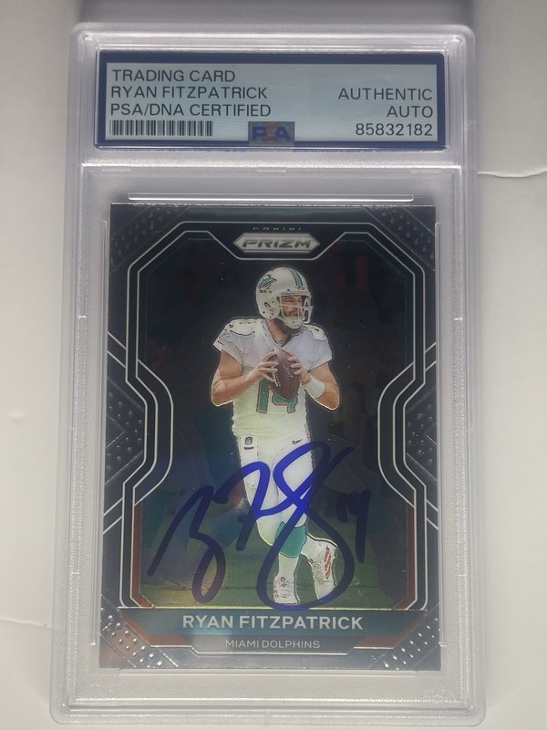 Ryan Fitzpatrick Signed 2005 Topps Turkey Red RC White #202 PSA/DNA Autographed