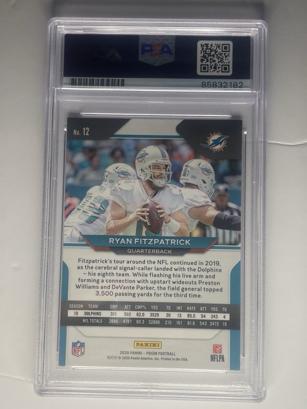 Ryan Fitzpatrick Signed 2005 Topps Turkey Red RC White #202 PSA/DNA Autographed view 2