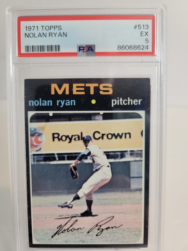 1971 Topps #513 Nolan Ryan PSA 5 EX