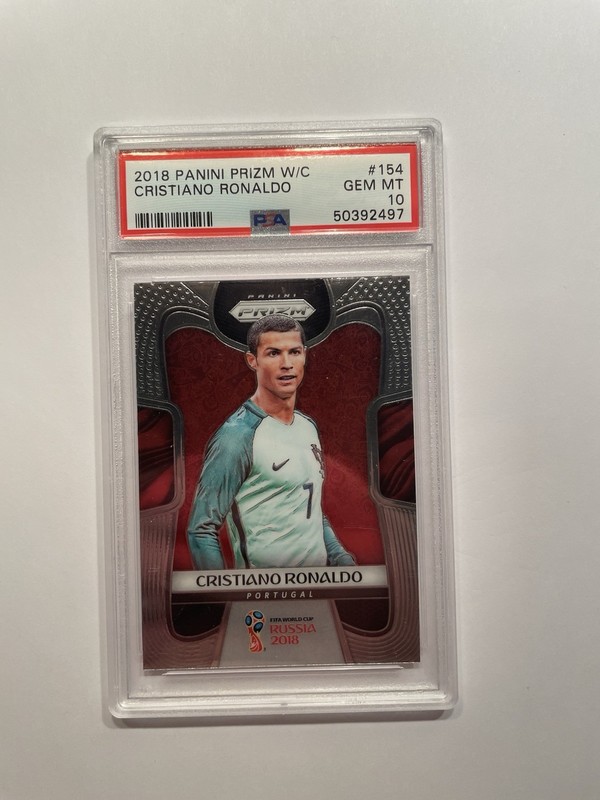2018 Panini Prizm World Cup - Cristiano Ronaldo #154 - PSA 10