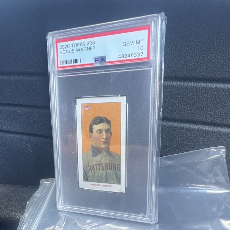 Topps 2020 206 Series 2 Honus Wagner #45 Pirates PSA Graded Card