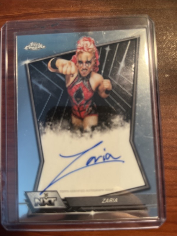 ZARIA 2026 TOPPS CHROME WWE NXT AUTOGRAPH AUTO #NXT-ZAR