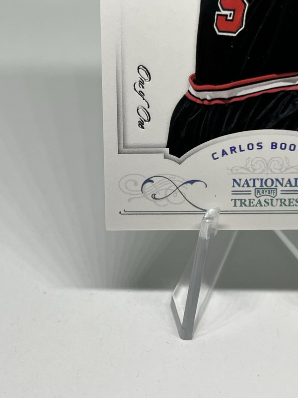 2012-13 Panini National Treasures Carlos Boozer Platinum 1/1 Card #69 Bulls view 2