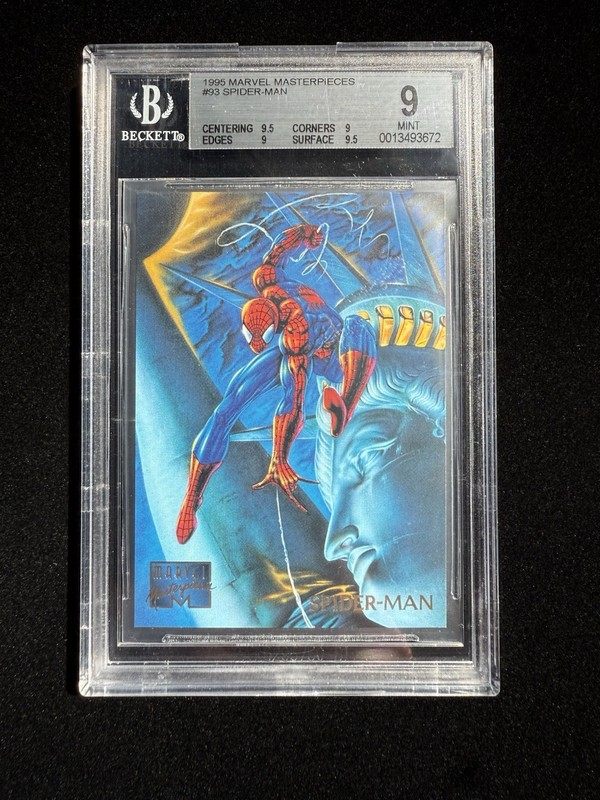 1995 Fleer Marvel Masterpieces Spider-Man #93 BGS 9 MINT