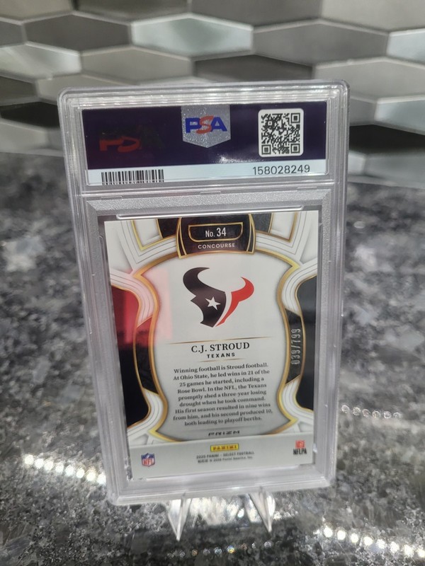 C.J. Stroud Select | Football Card | Psa 6 view 2