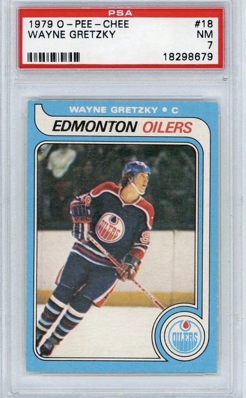 1979 O-Pee-Chee Wayne Gretzky #18 PSA 7 Rookie Card