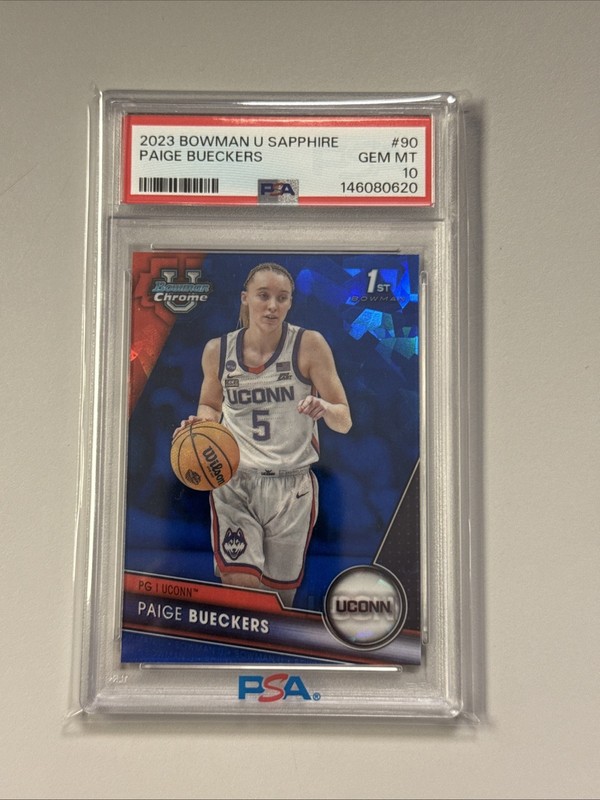 2023-24 Bowman U Sapphire Paige Bueckers Psa 10