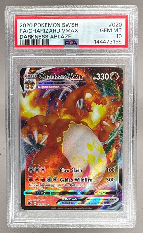 2020 Pokemon Sword & Shield Darkness Ablaze 020 Charizard VMAX PSA 10 144473165