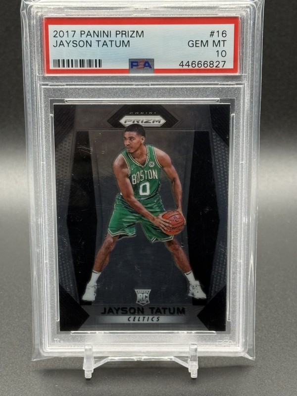 2017-18 Panini Prizm - Jayson Tatum #16 (RC) PSA 10