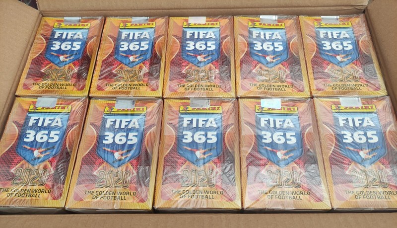 Panini Fifa 365 2020 10 Boxes Blue Backs Erling Haaland Rookie