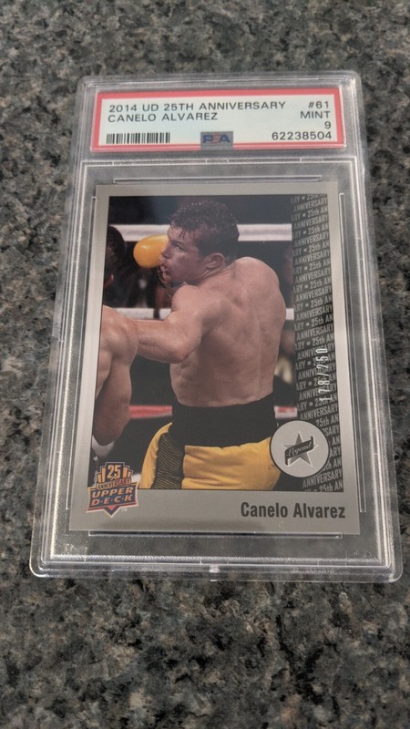 Canelo Alvarez 2014 Upper Deck Silver 178/250 True Rookie!  PSA 9, Boxing,Mexico