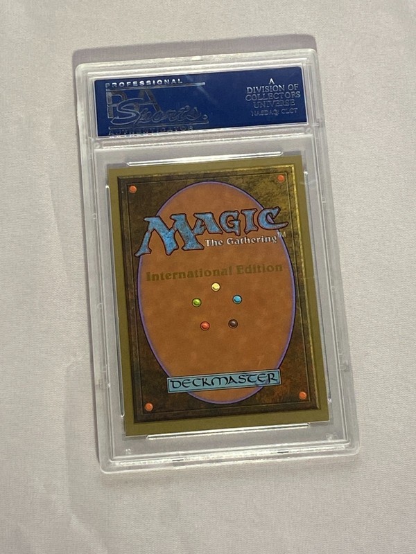 MTG Graded 9 International Edition Lightning Bolt Magic the Gathering view 2