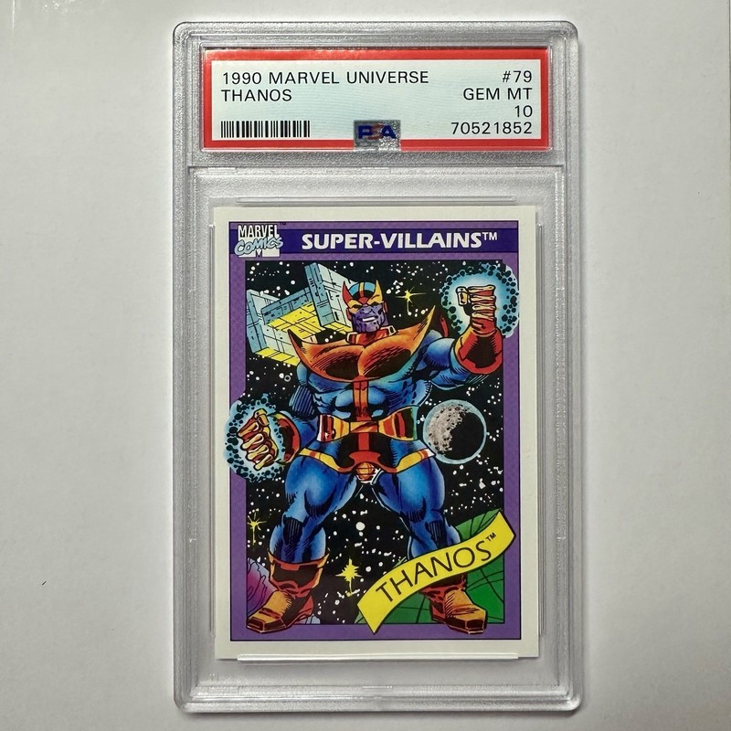 1990 MARVEL UNIVERSE #79 THANOS PSA 10