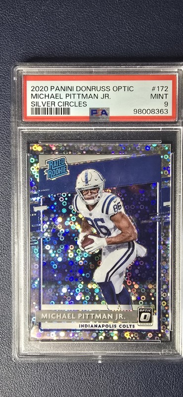 Michael Pittman Jr.  2020 Rated Rookie Silver Circles 119/125 