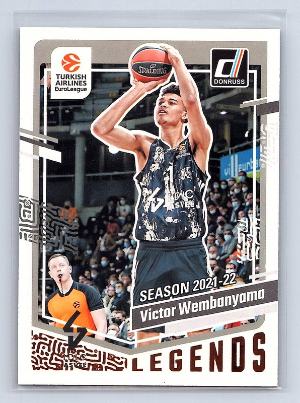 Victor Wembanyama 2023-24 Donruss EuroLeague #161 Rookie Year