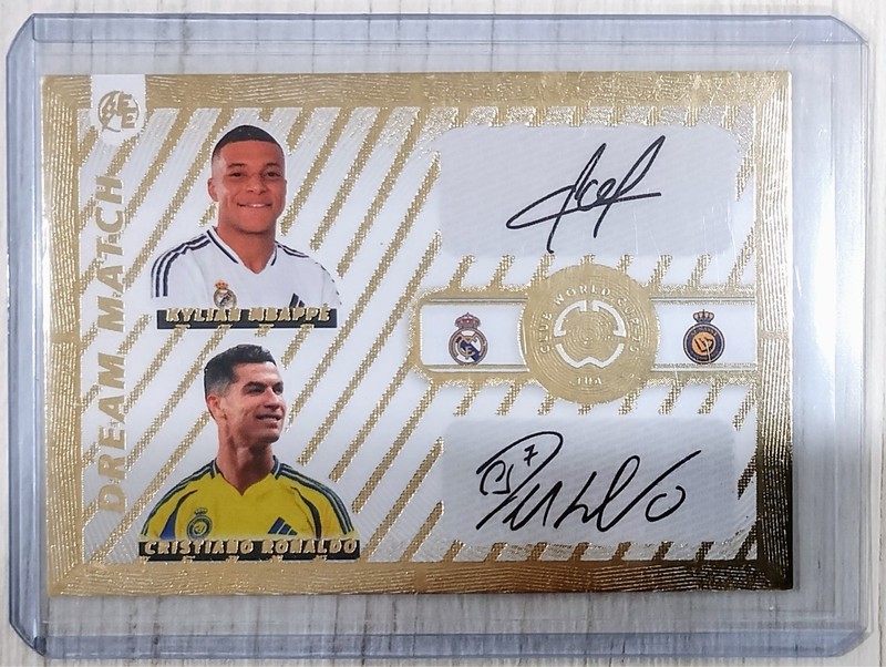 2025 FIFA CLUB WORLD CUP FE Card MBAPPE - CRISTIANO RONALDO Printed Auto 🟡🟡