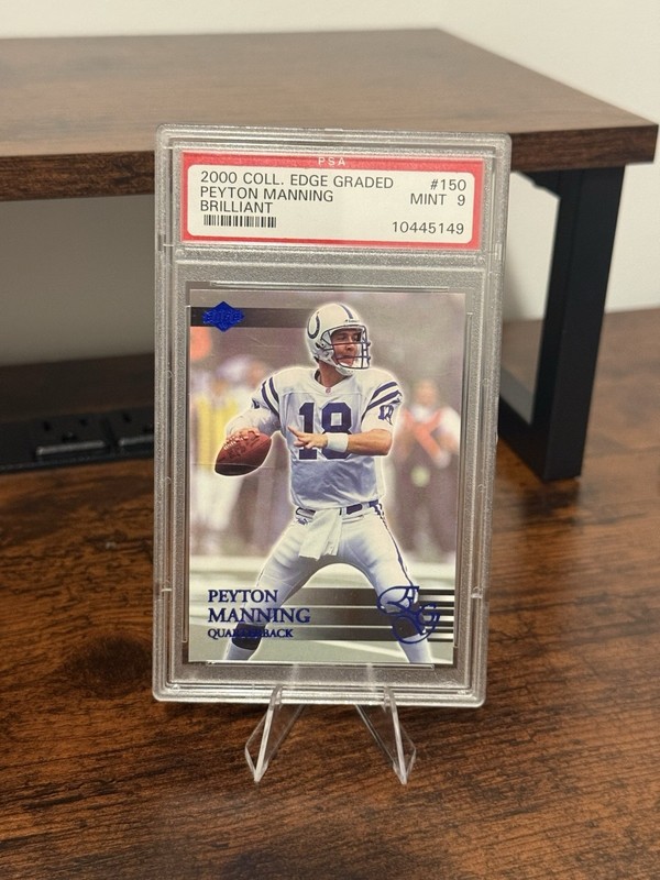 2000 Collector's Edge Graded - Peyton Manning #150 PSA 9